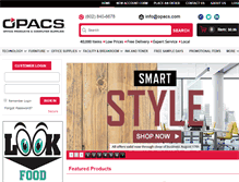 Tablet Screenshot of opacs.com